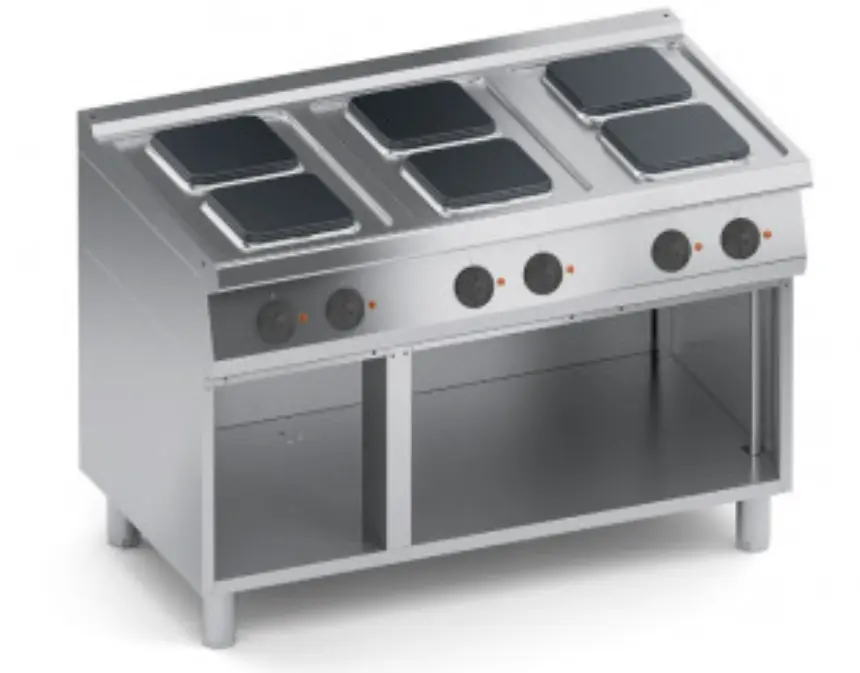 Cocina De 6 Hornillas Con Mueble