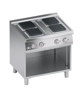 [__import__.K7ECU10VVQ K7ECU10VVQ] Cocina Electrica De 4 Hornillas Con Gabinete UNO