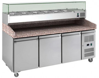 [__import__.MESAPIZZA3 MESAPIZZA3] Mesa refrigerada de preparación de pizza 3 puertas