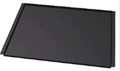 [TG735] Bandeja En Acero Negro Pintado